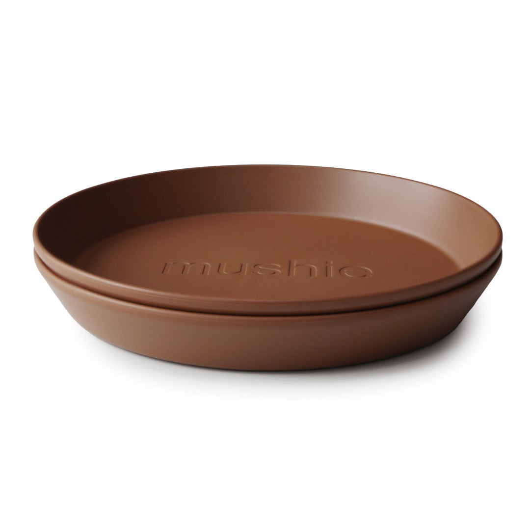 Plate Round Caramel
