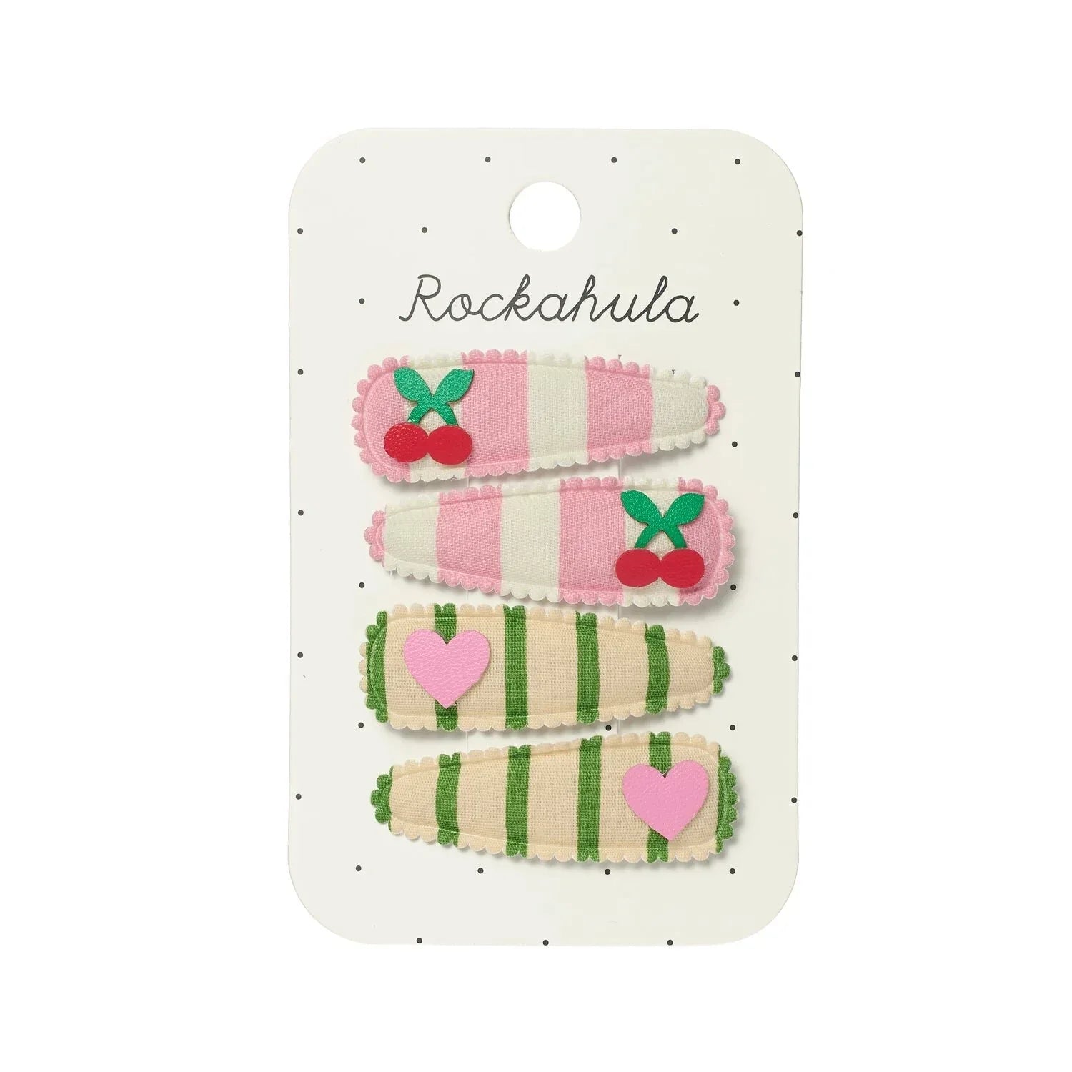 Cherry Kiss Fabric Clip Set - Rockahula
