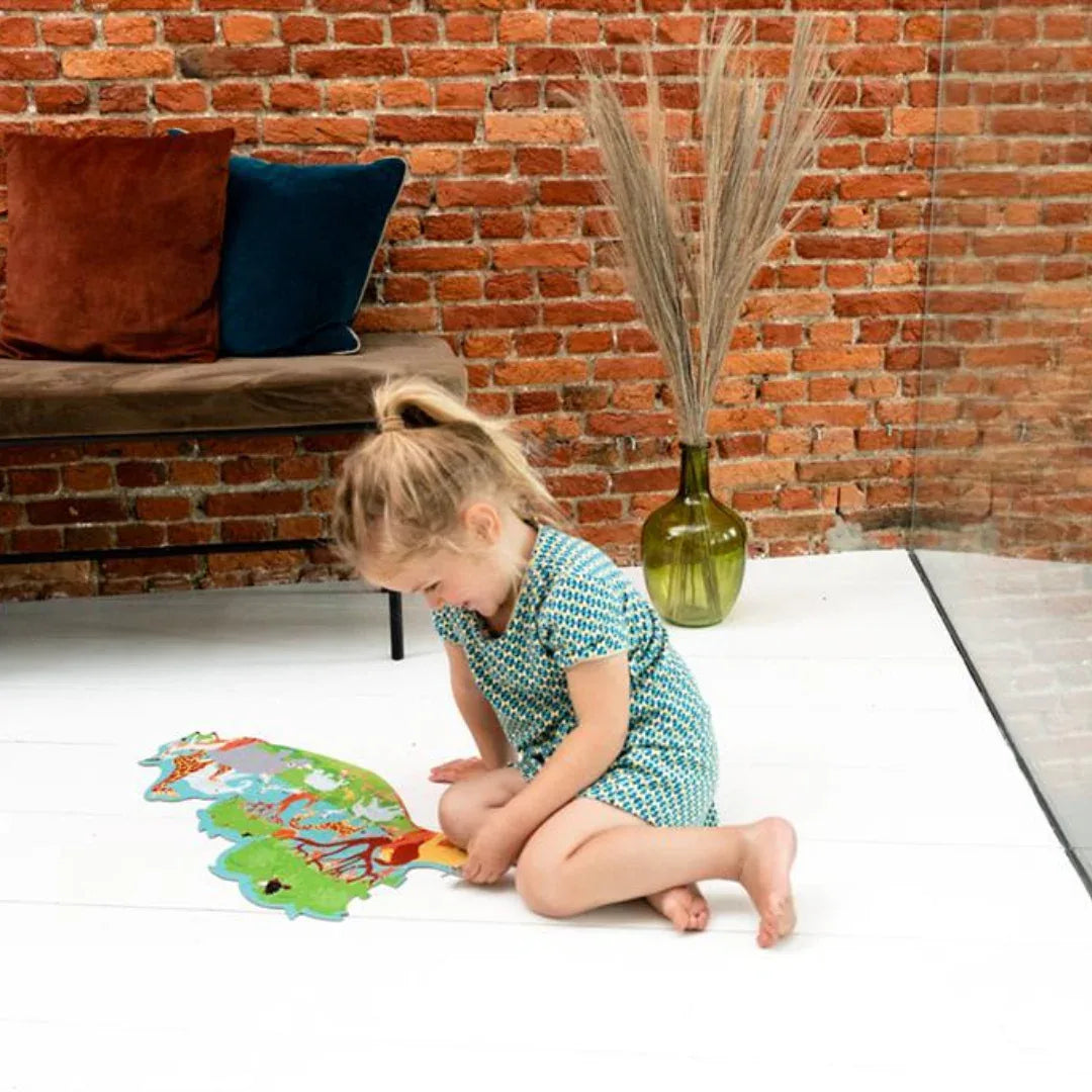 Contour Puzzel Safari 60pcs - Scratch