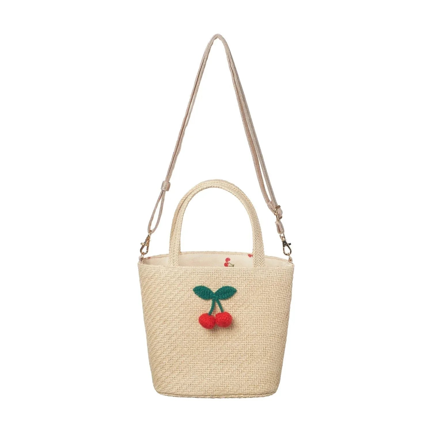 Crochet Cherry Basket Bag - Rockahula