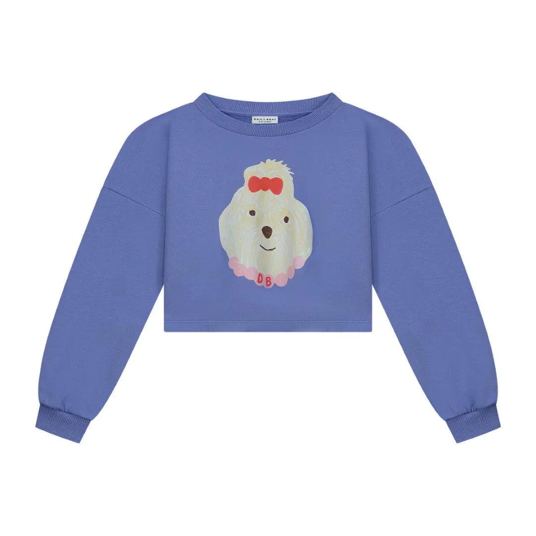 Lady Arbellla Cropped Sweater Pansy Paradise - Daily Brat