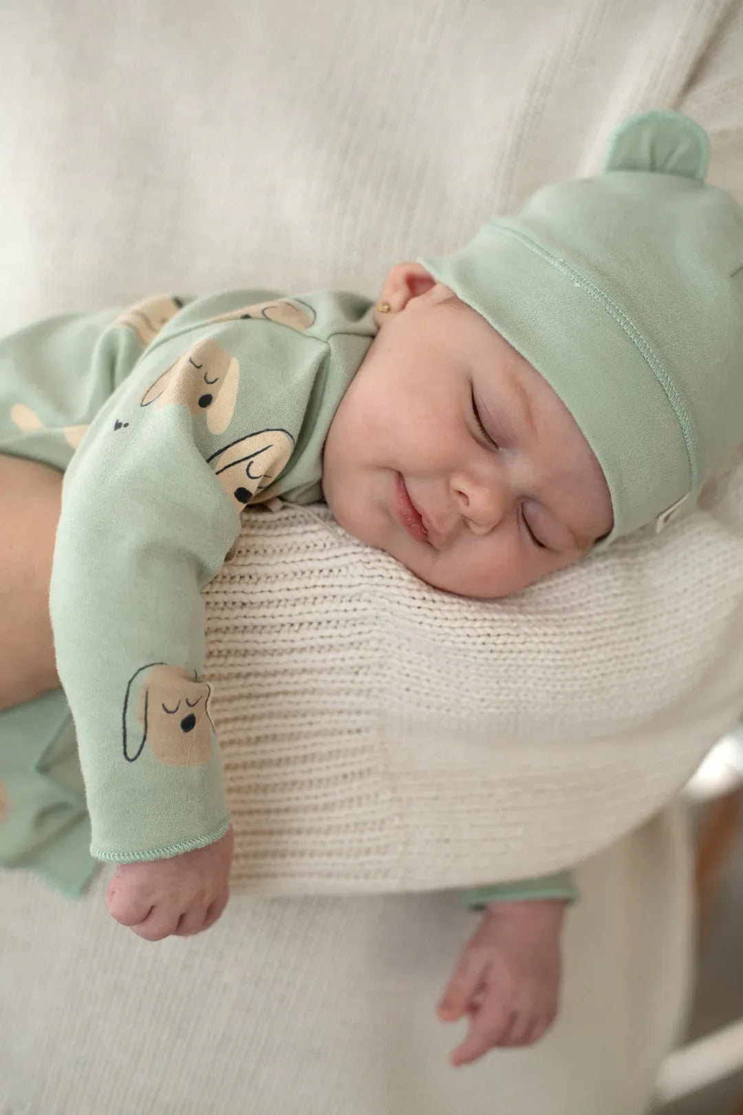 Baby Hat Sage Green - KDkes