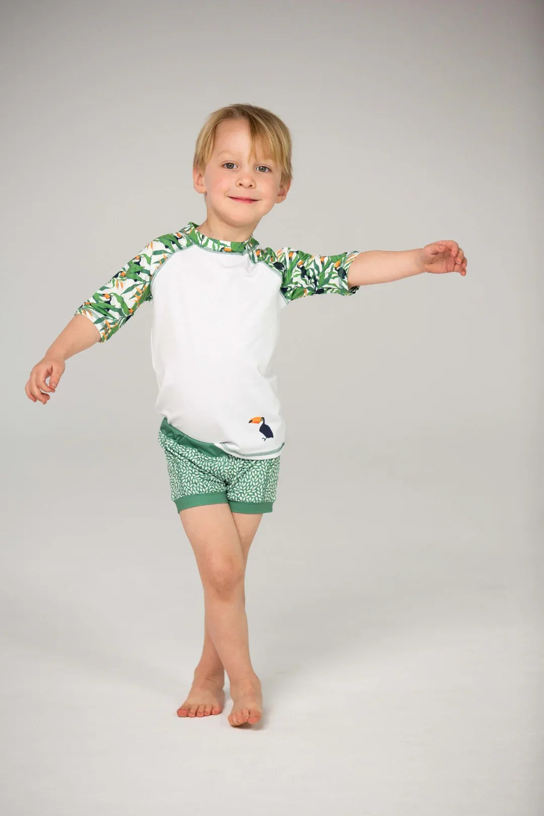 Swimming Trunks Boys UV Protective UPF50+ Toucan - Ducksday