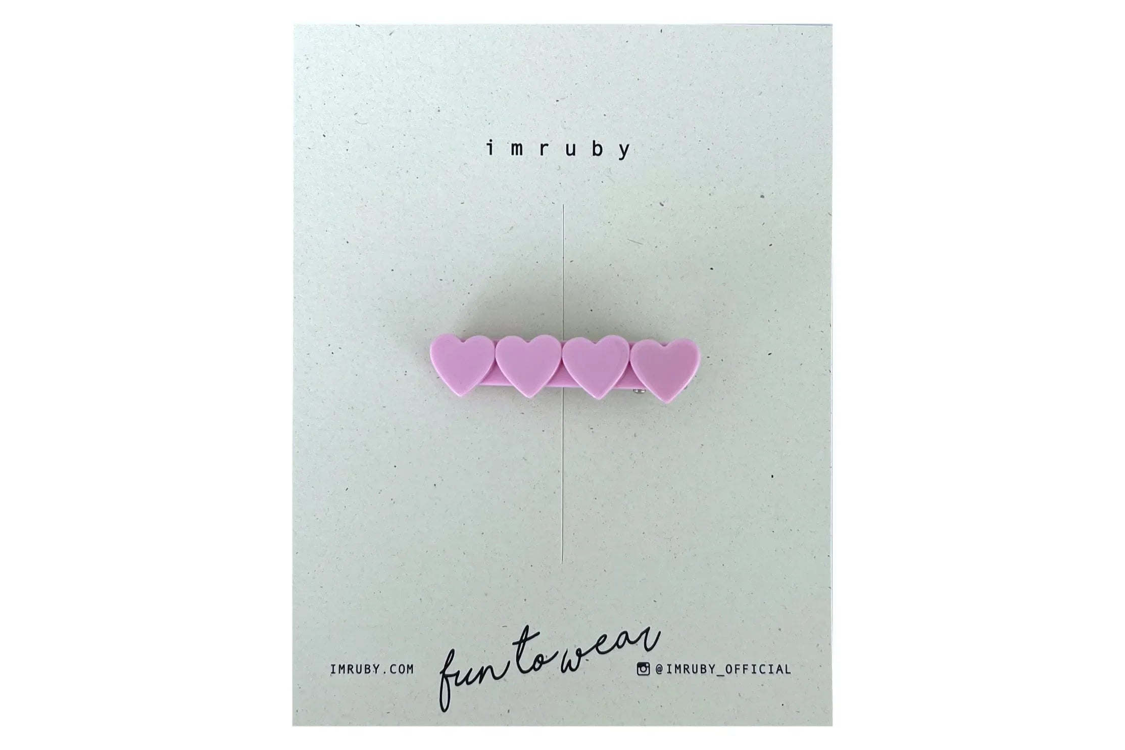 Heart Clip Elle - Imruby