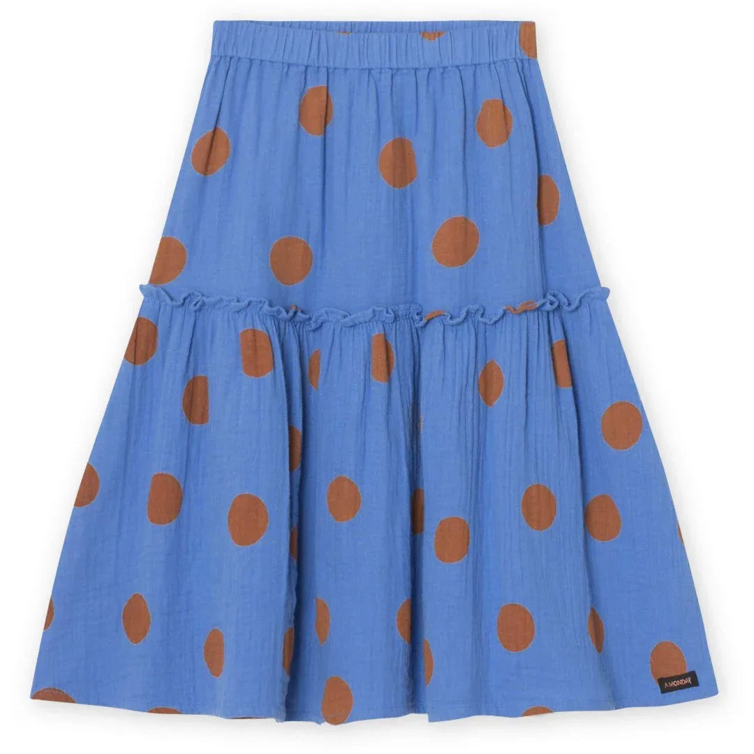 Enya Skirt Caramel Dot Print - A Monday In Copenhagen