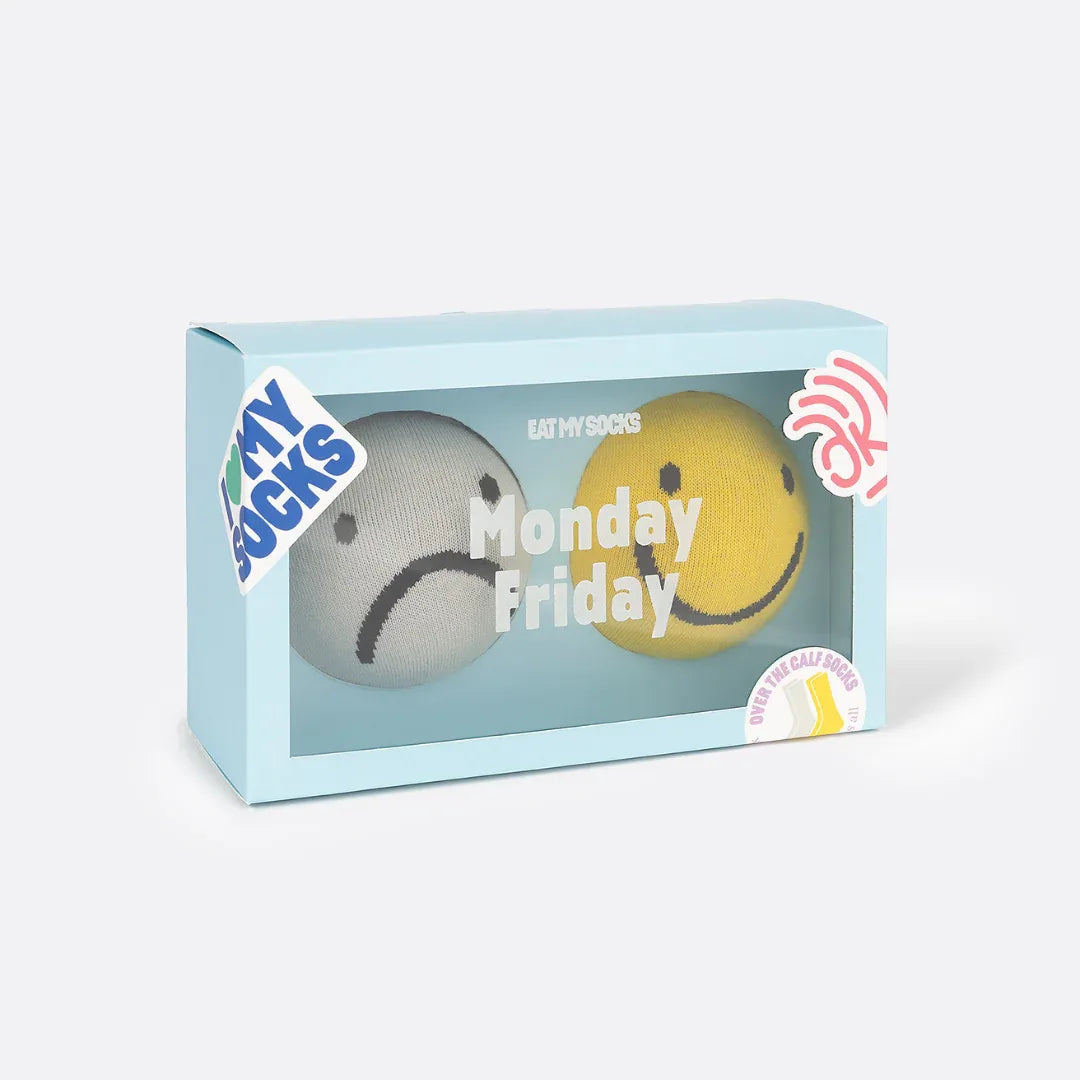 Socks Monday Friday Adults 2 Pack - Eat My Socks