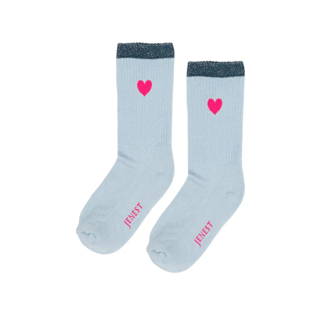 Fancy Sport Socks Waterblue - Jenest
