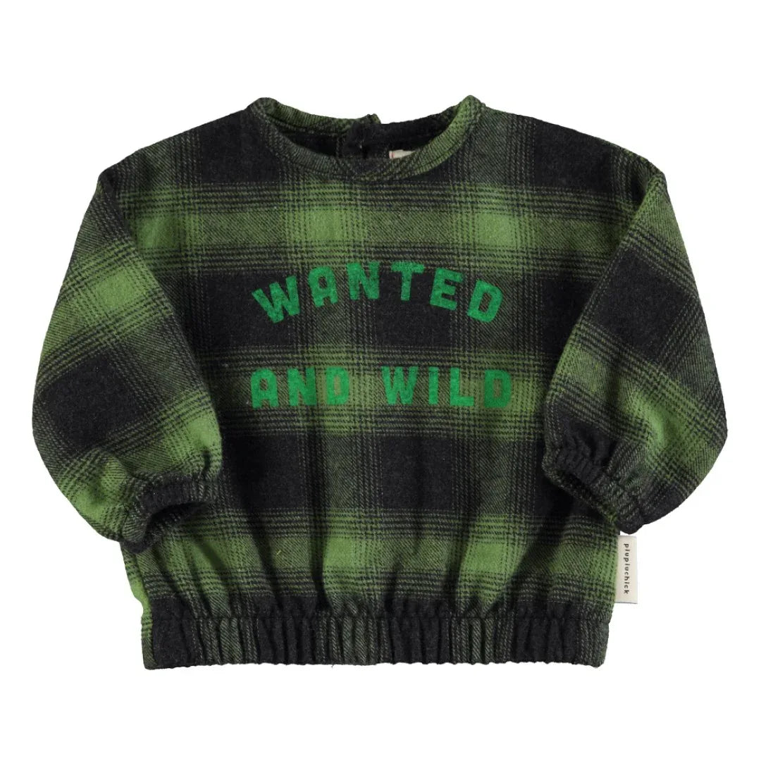 Flannel Blouse Green & Black Checkered - KDkes