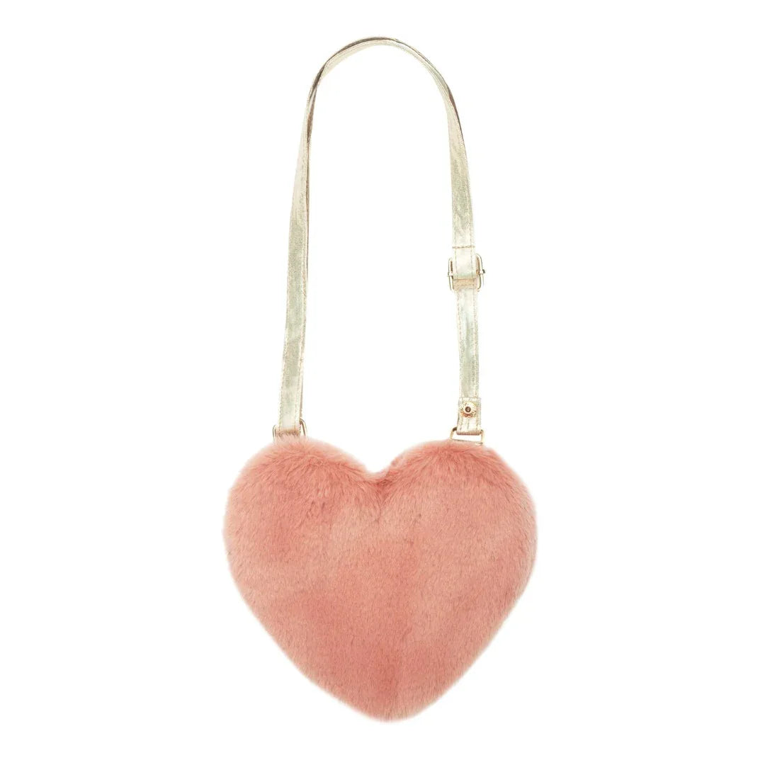 Fluffy Heart Bag - Rockahula