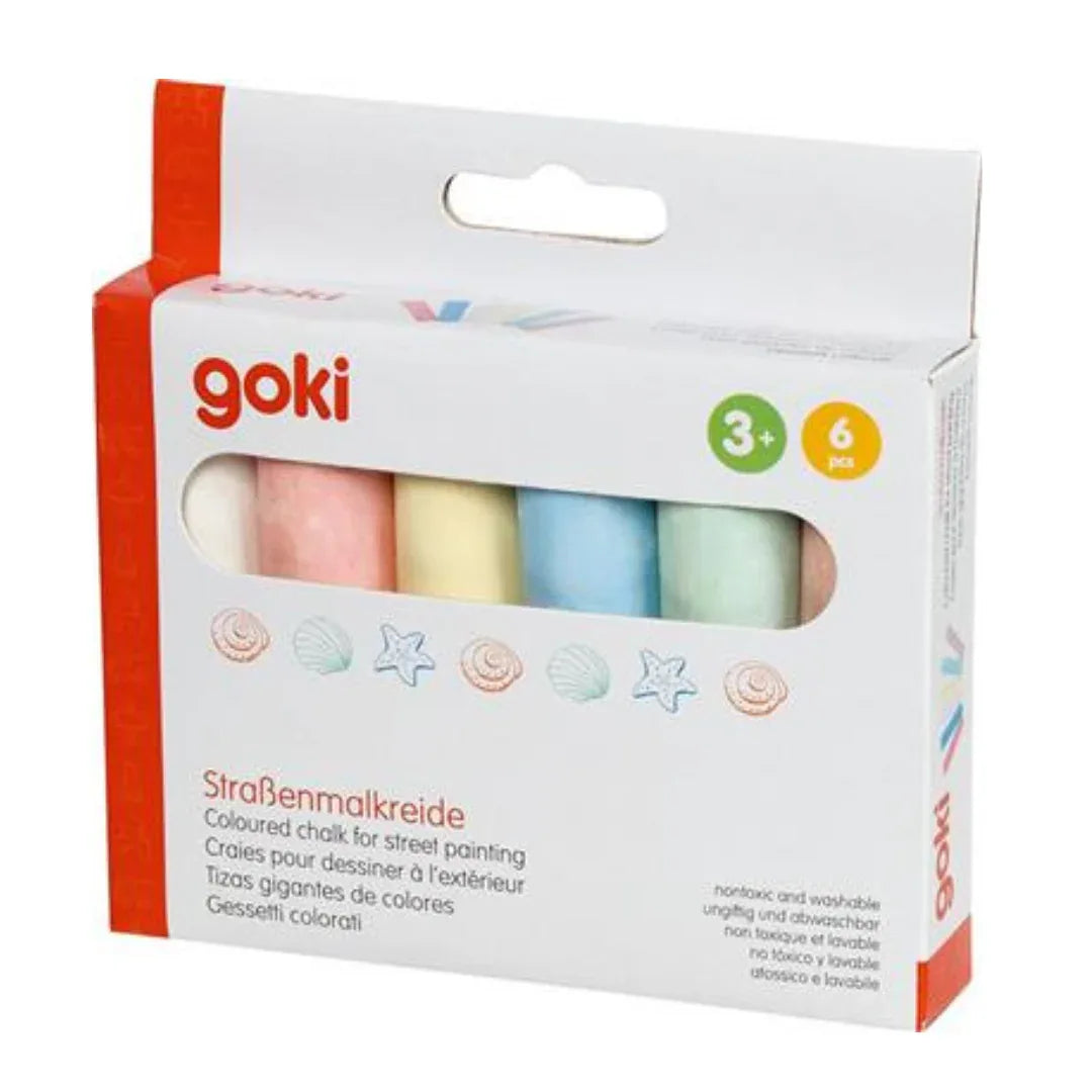 Stoepkrijt - 6 stuks - Goki