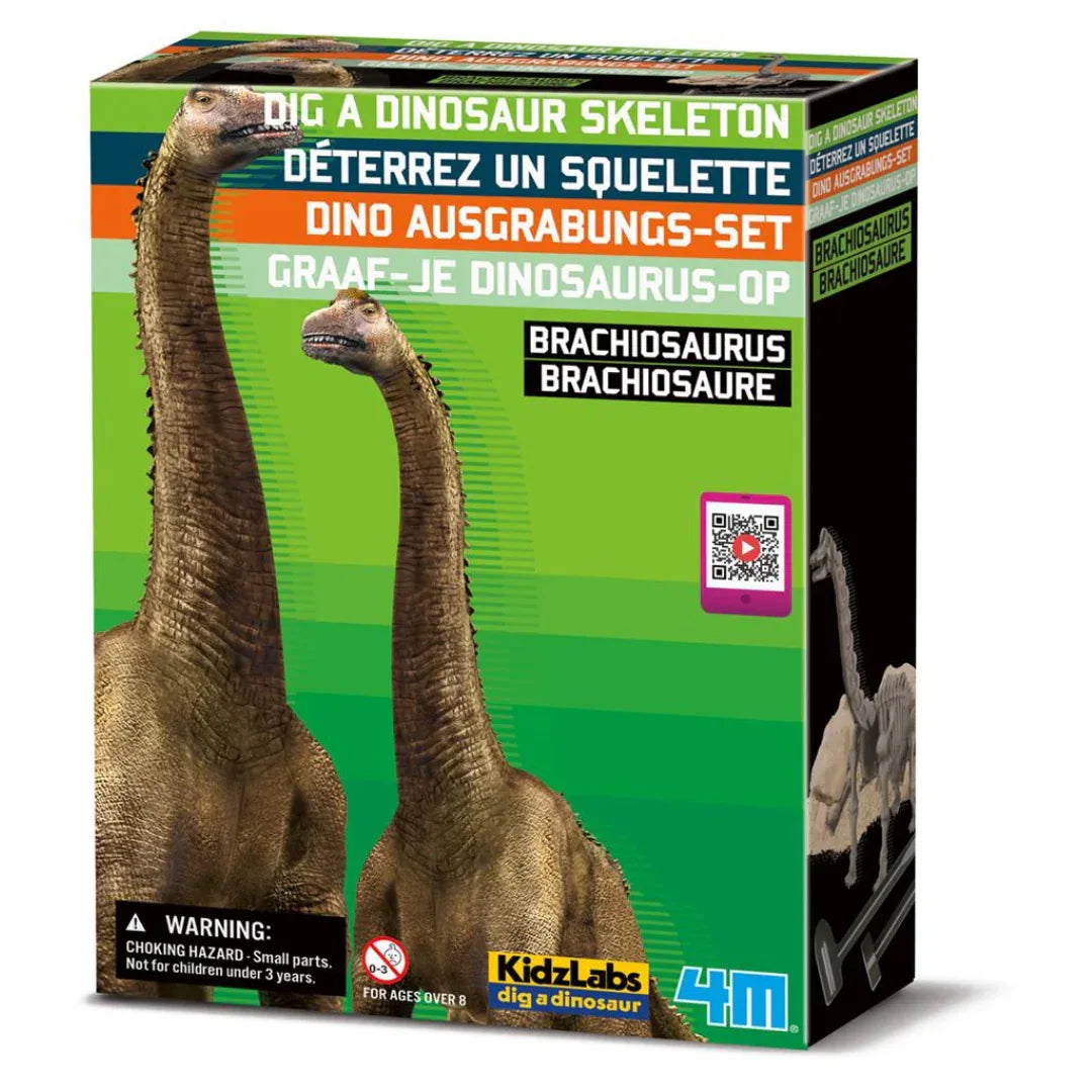 Graaf Je Dino Op Brachiosaurus - 4M