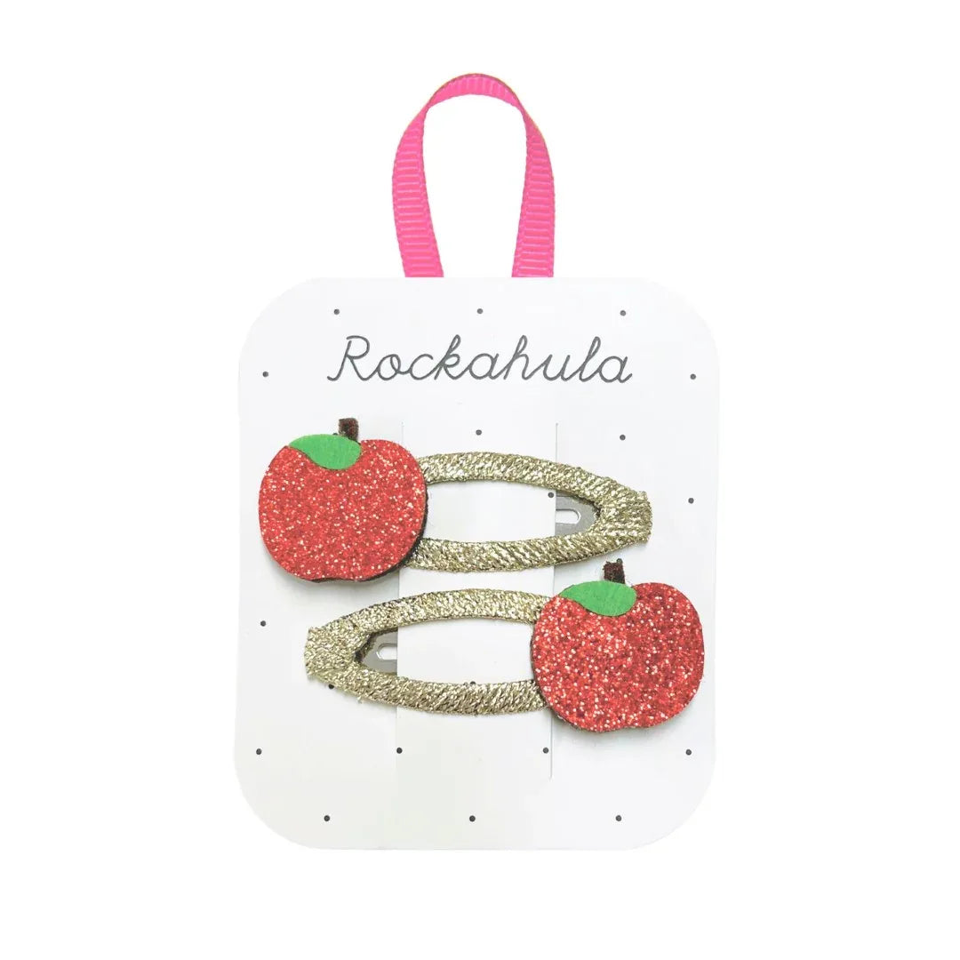 Rosy Red Apple Clips - Rockahula