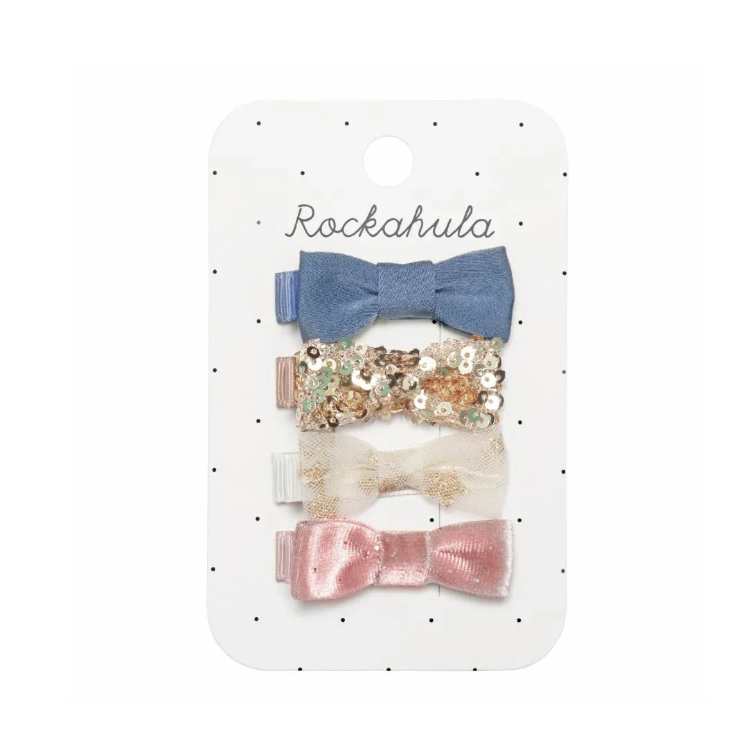 Enchanted Mini Bow Clip Set - Rockahula