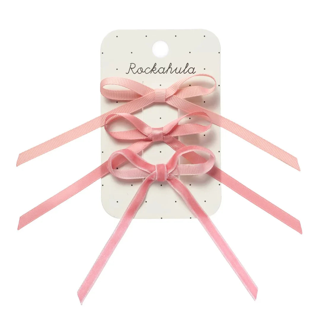 Very Cutesy Long Bow Clips - Rockahula