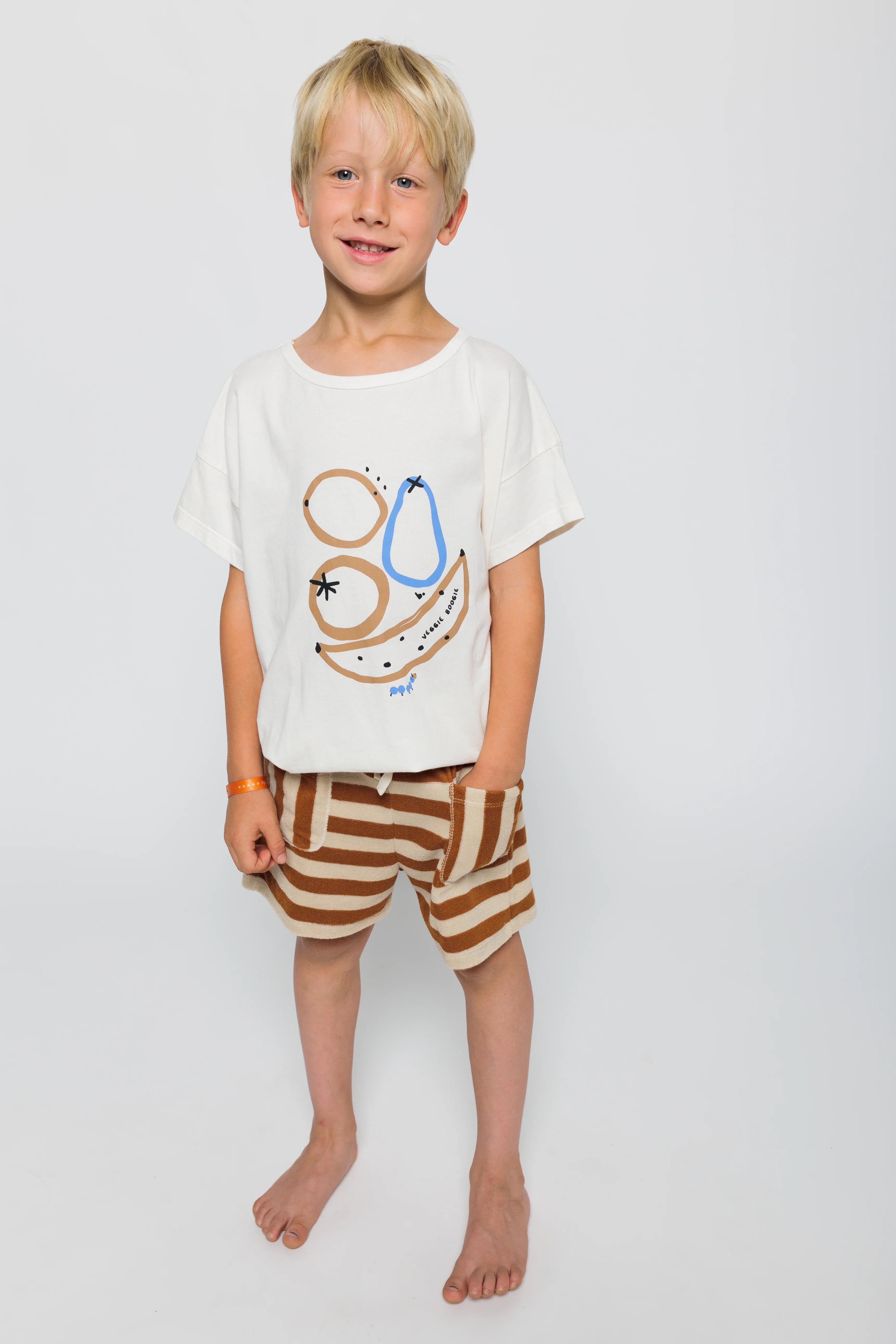 T-shirt Fruits Ecru - KDkes