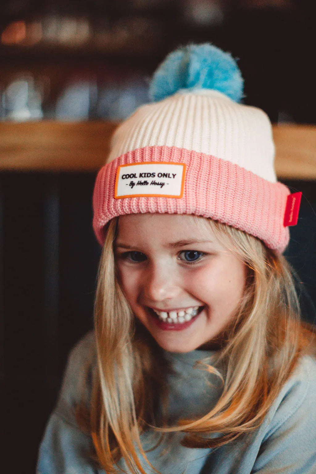 Beanie Block Pink Ice - Hello Hossy