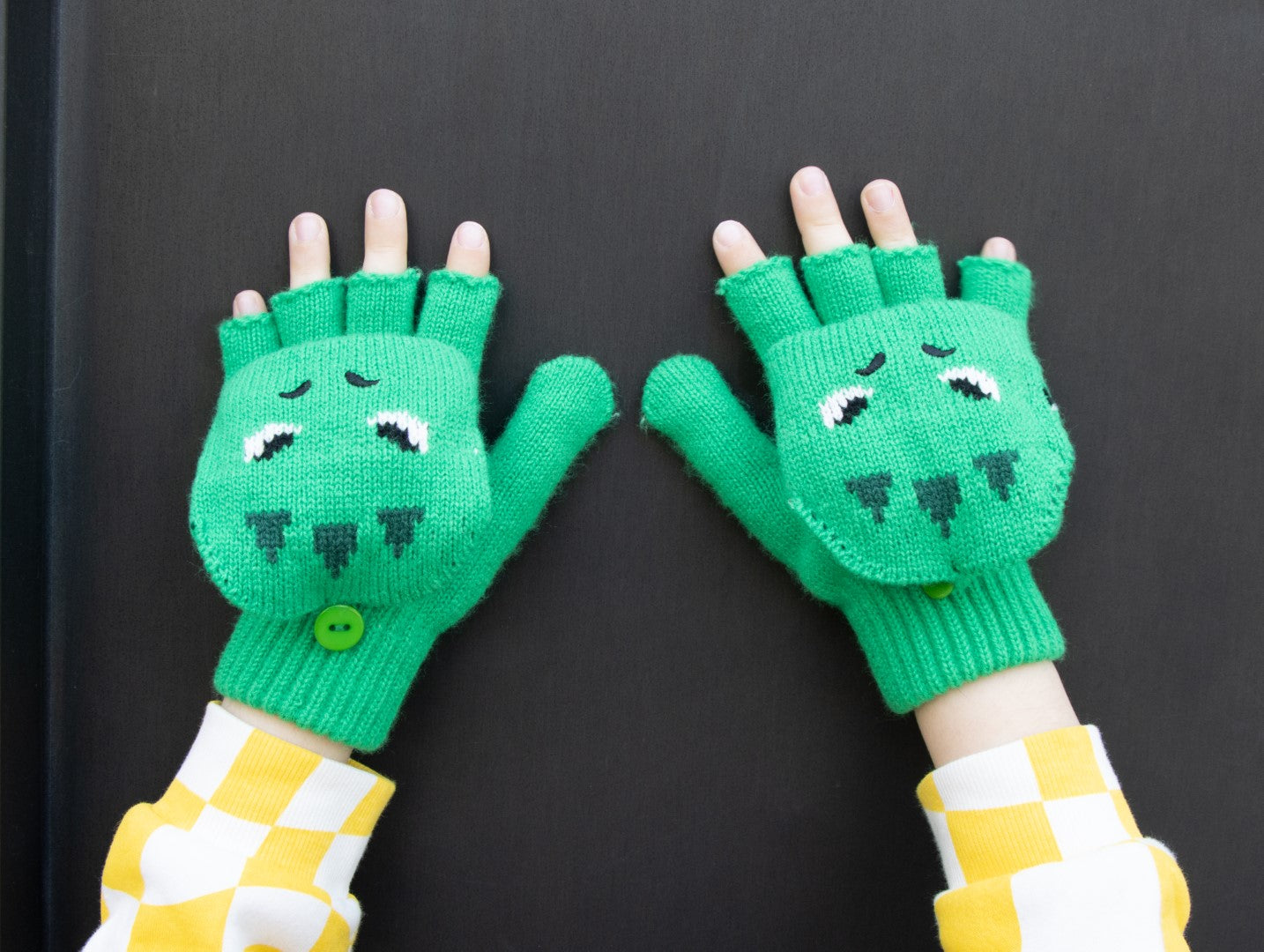 T-Rex Knitted Gloves