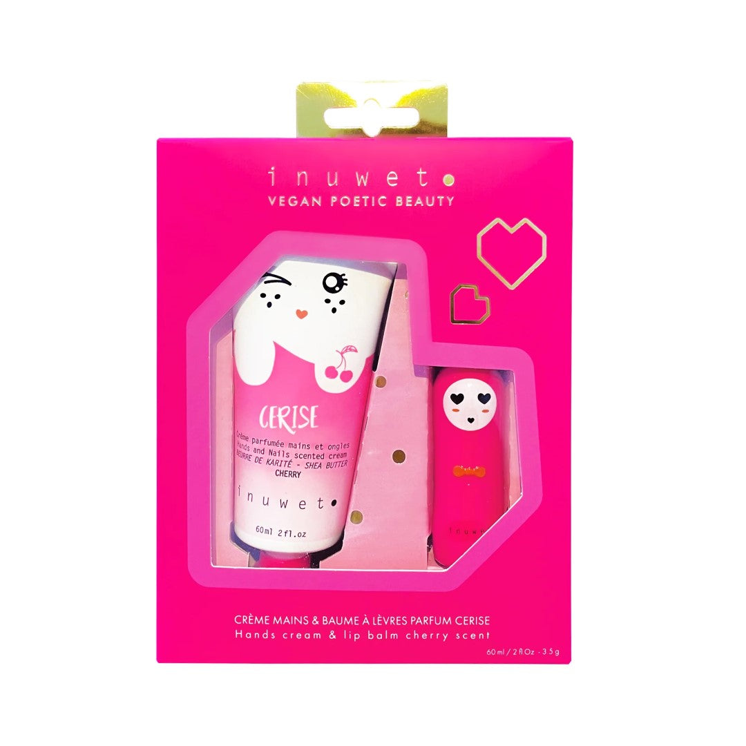 Cherry Set: Handcrème & Lippenbalsem