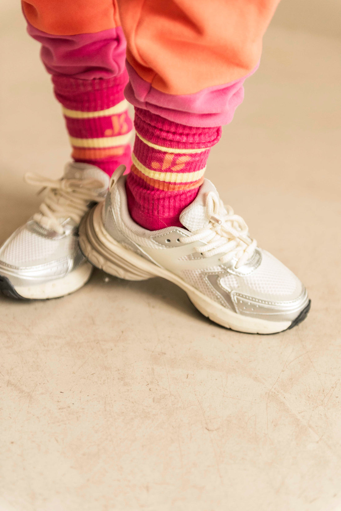 JS Sport Socks Fuchsia Pink