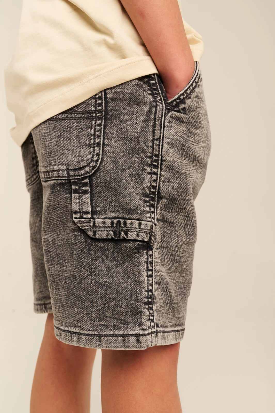 Short Jorn Grey Denim