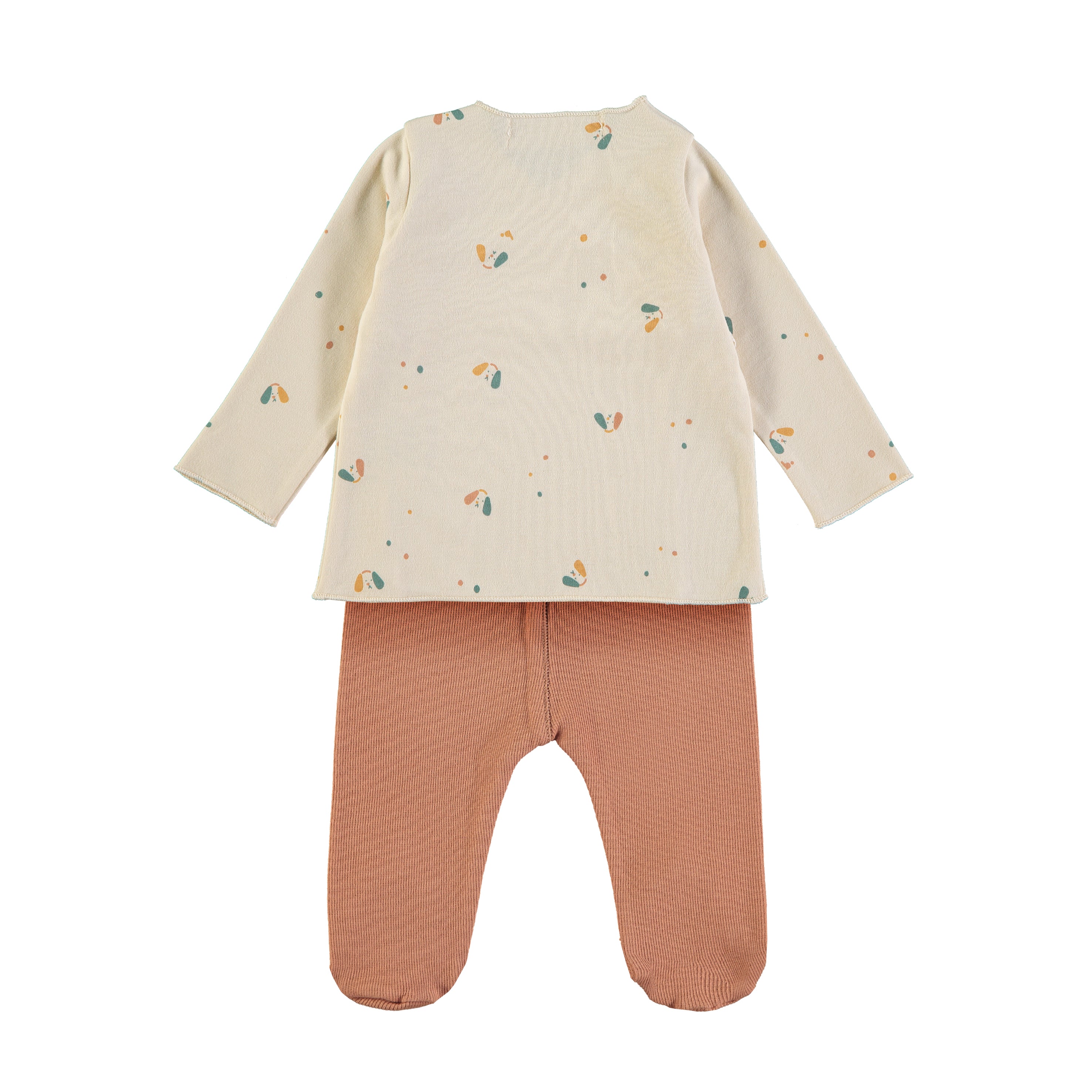 Baby Jacket With Footed Pants Dogs