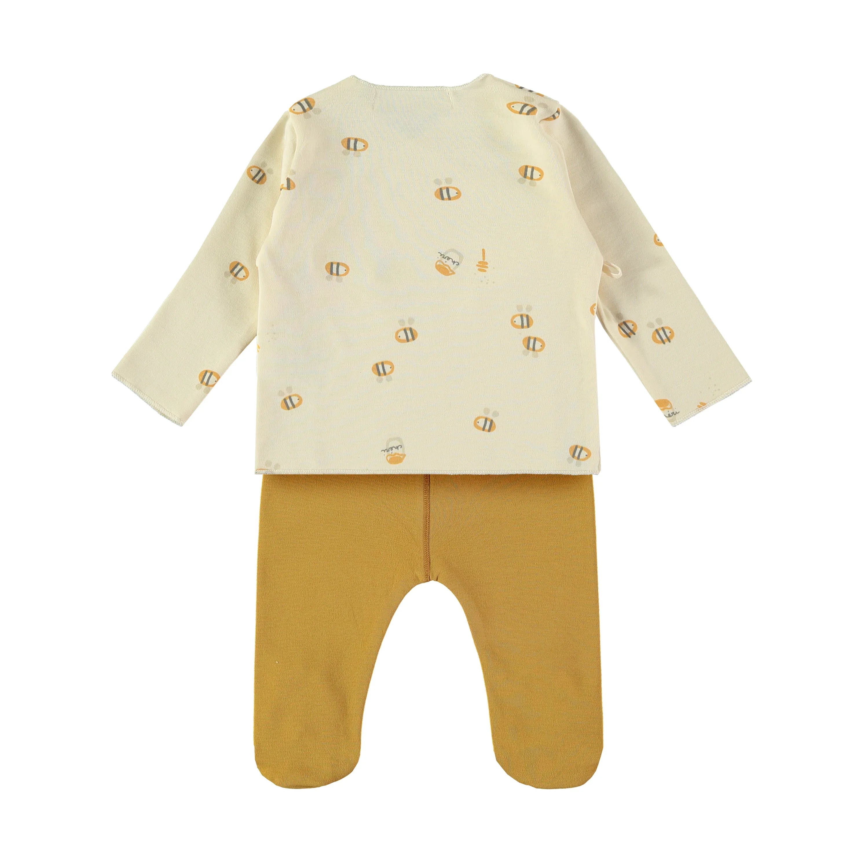 Baby Jacket With Pants Bees - Babyclic