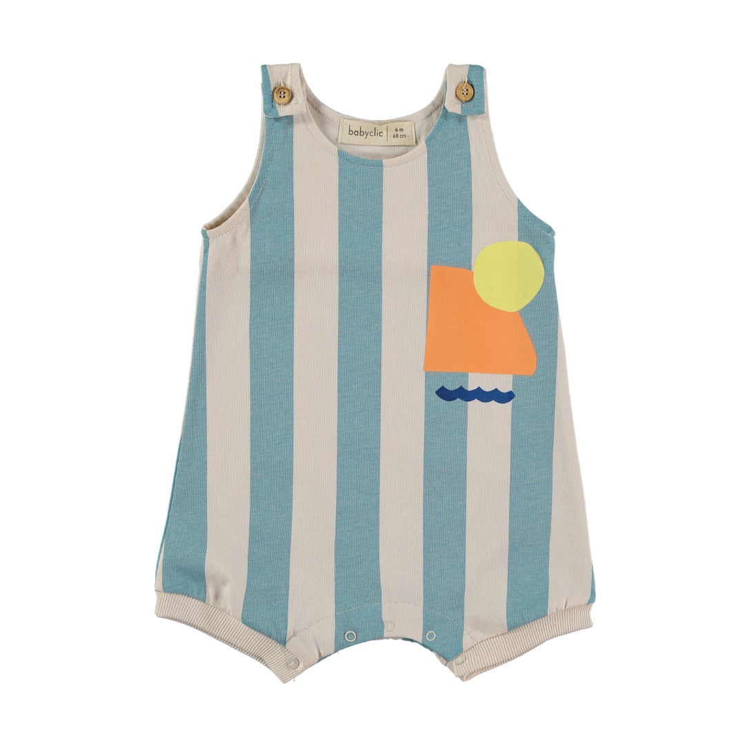 Romper Stripes Blue