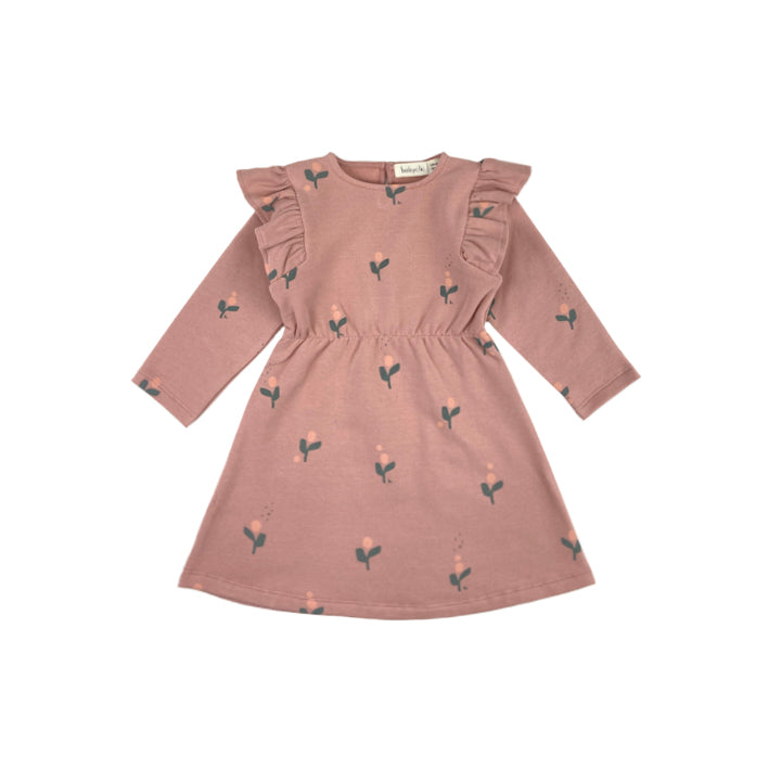 Dress Flor Vintage Pink