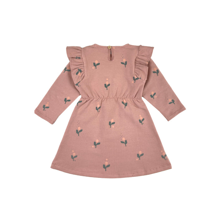 Dress Flor Vintage Pink