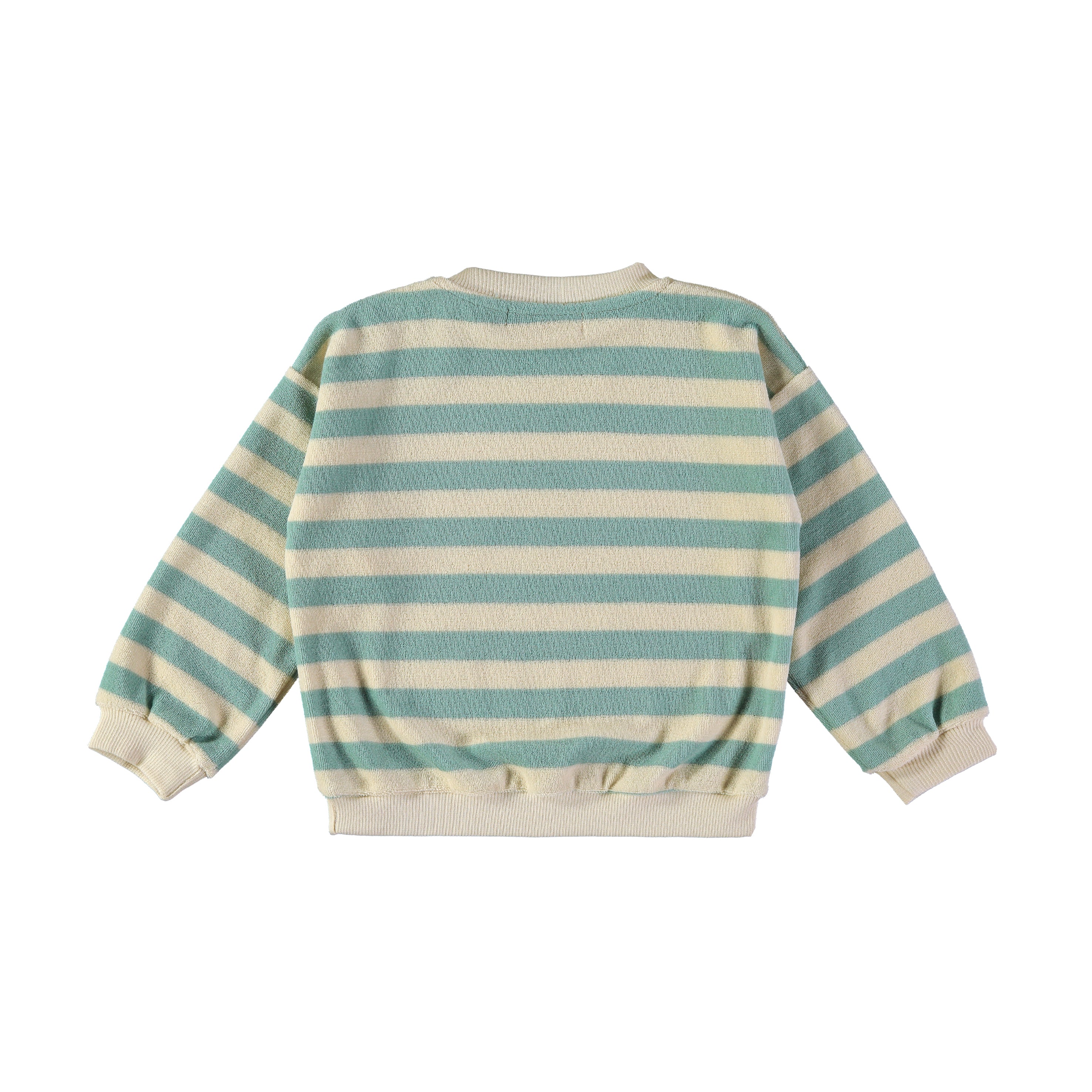 Sweatshirt Stripes Aqua
