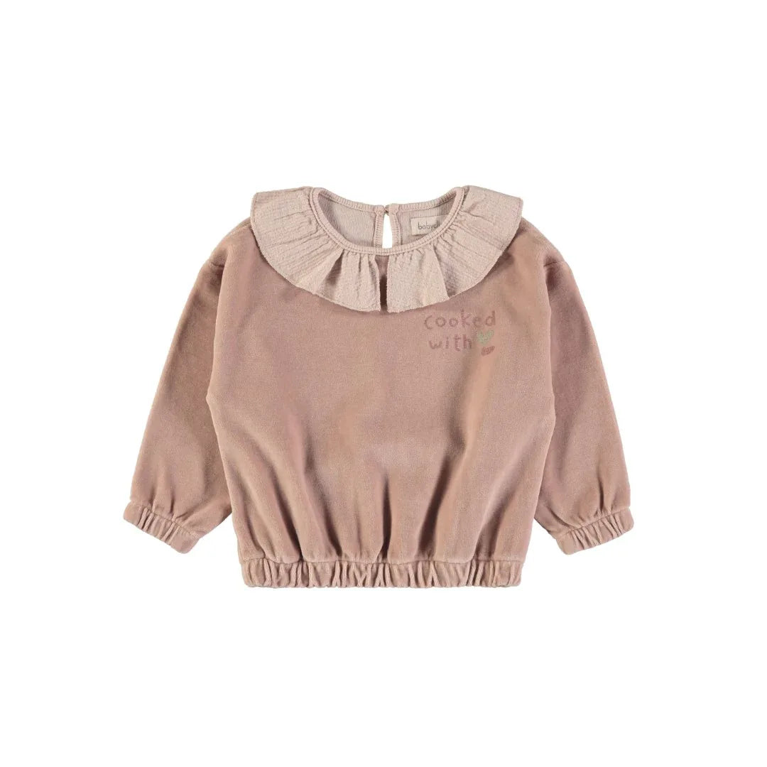 Sweatshirt Uma Soft Pink - Babyclic