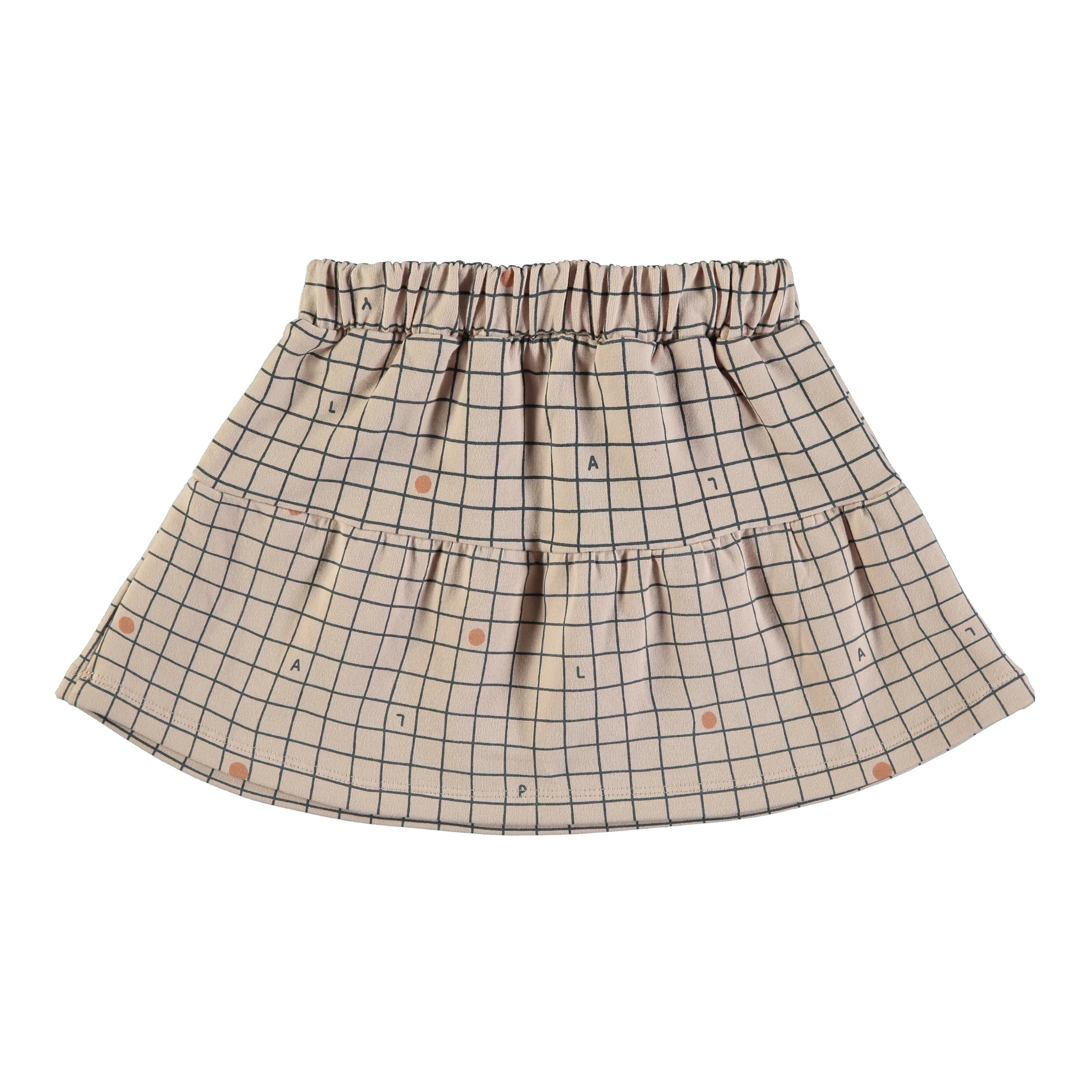Skirt Checks Nude - Babyclic