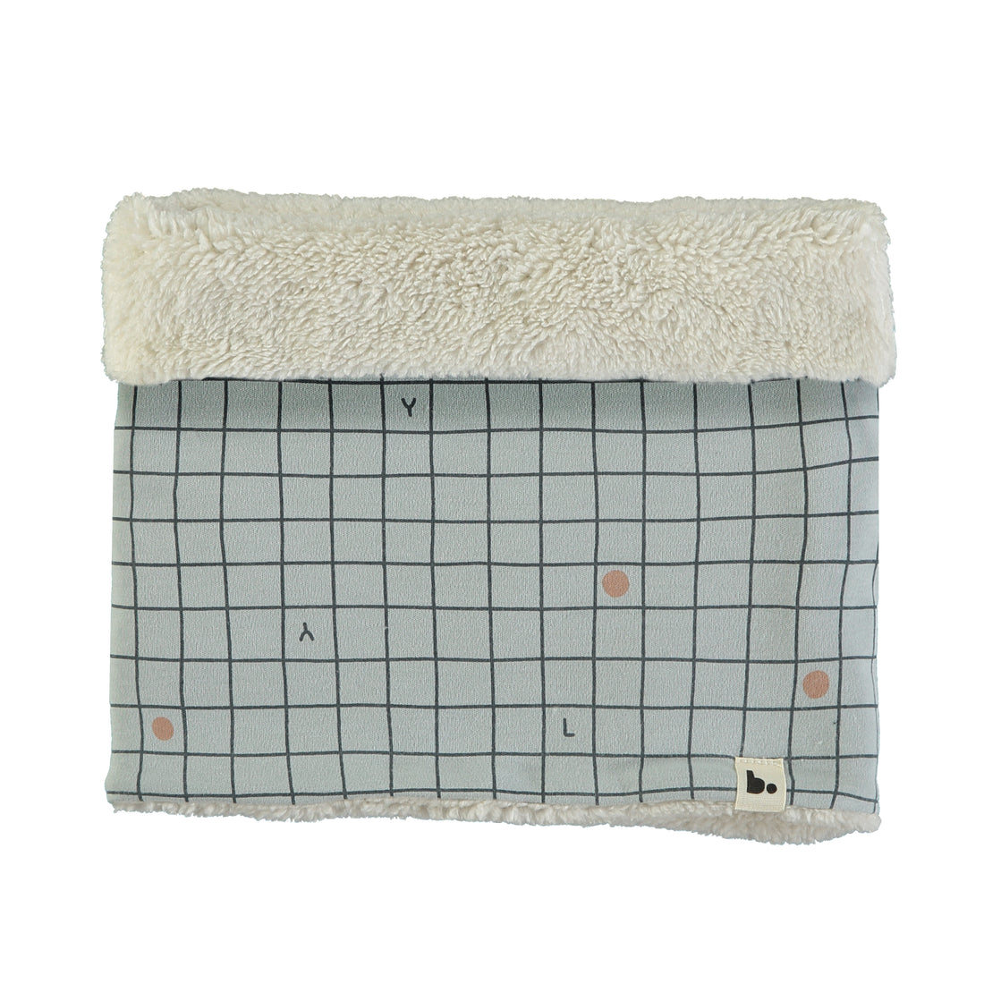 Neck Warmer Checks Blue