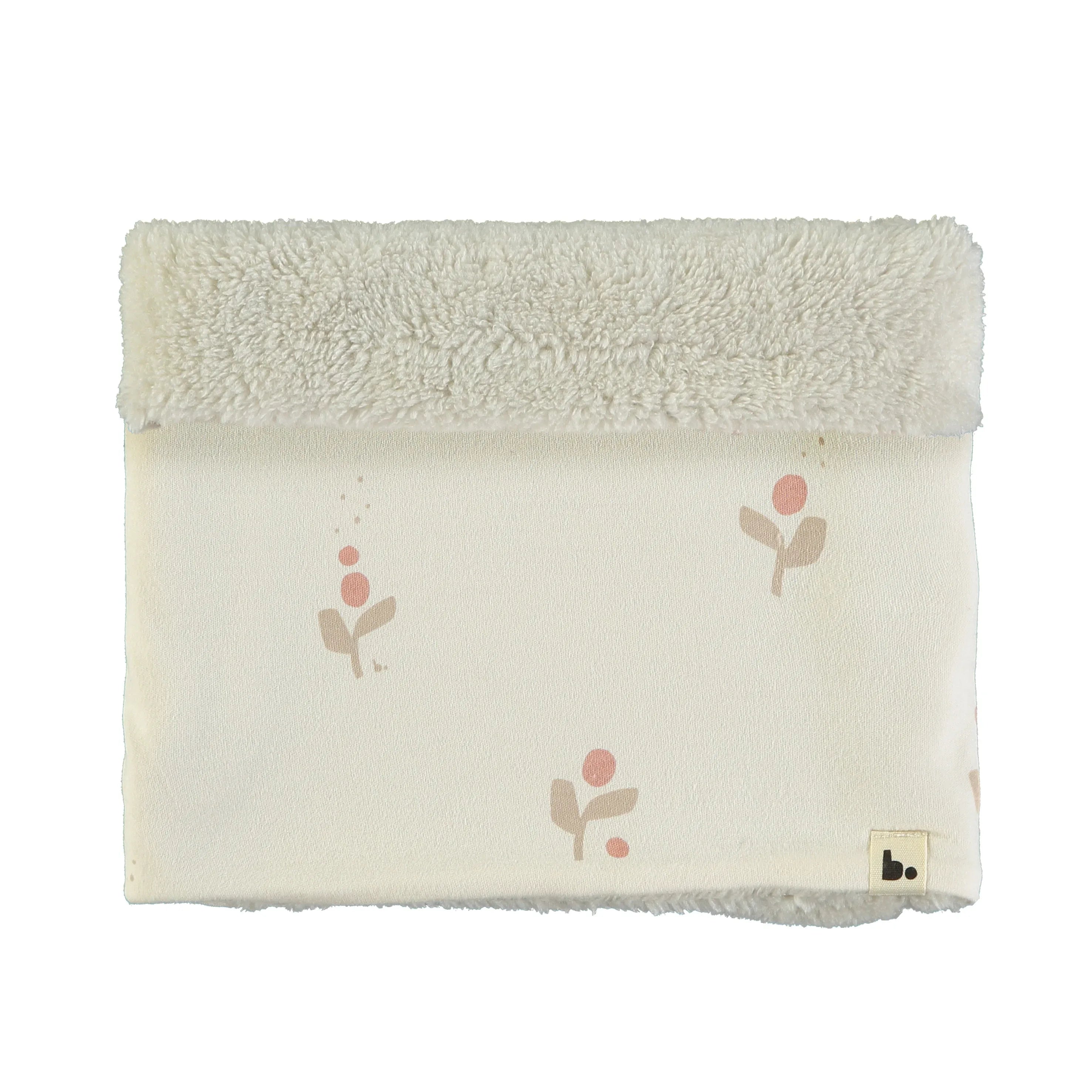 Neck Warmer Flor Cream - Babyclic