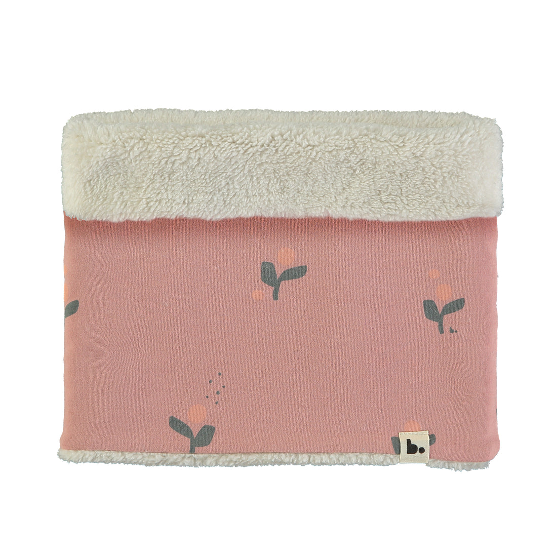 Neck Warmer Flor Vintage Pink