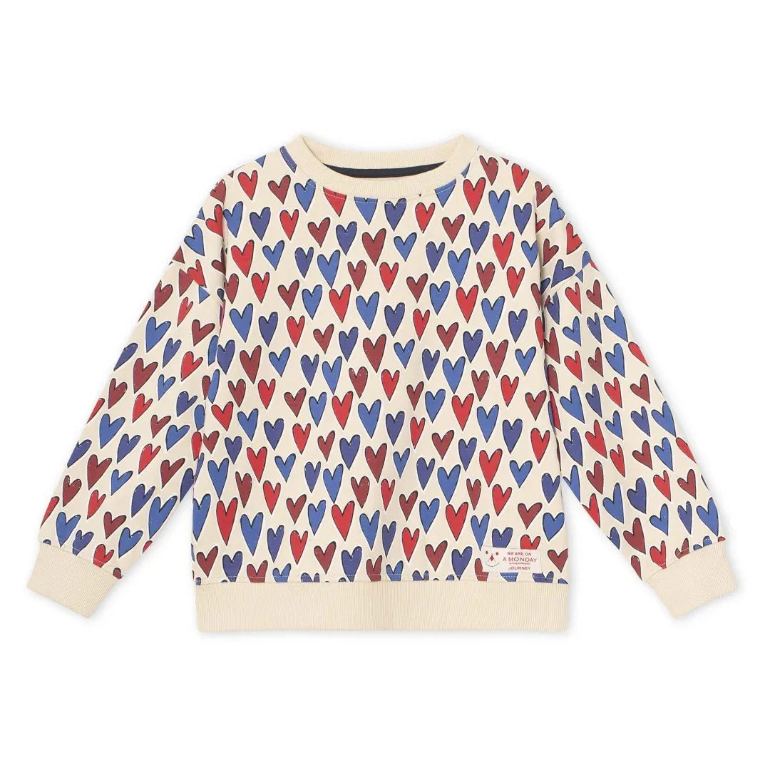 Louis Blouse Heart Print - A Monday In Copenhagen