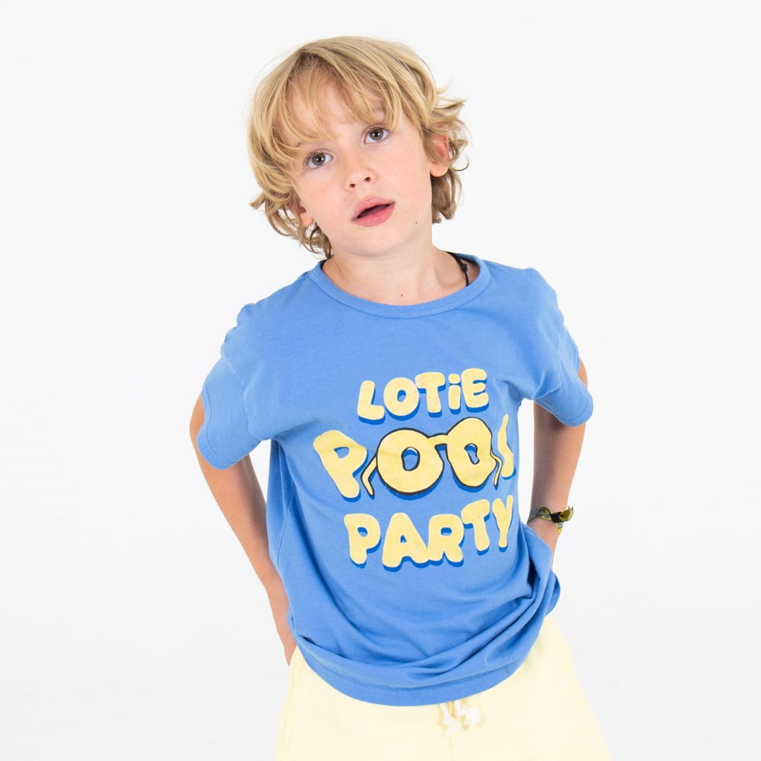 Regular T-shirt Lotie Pool Party Baja Blue