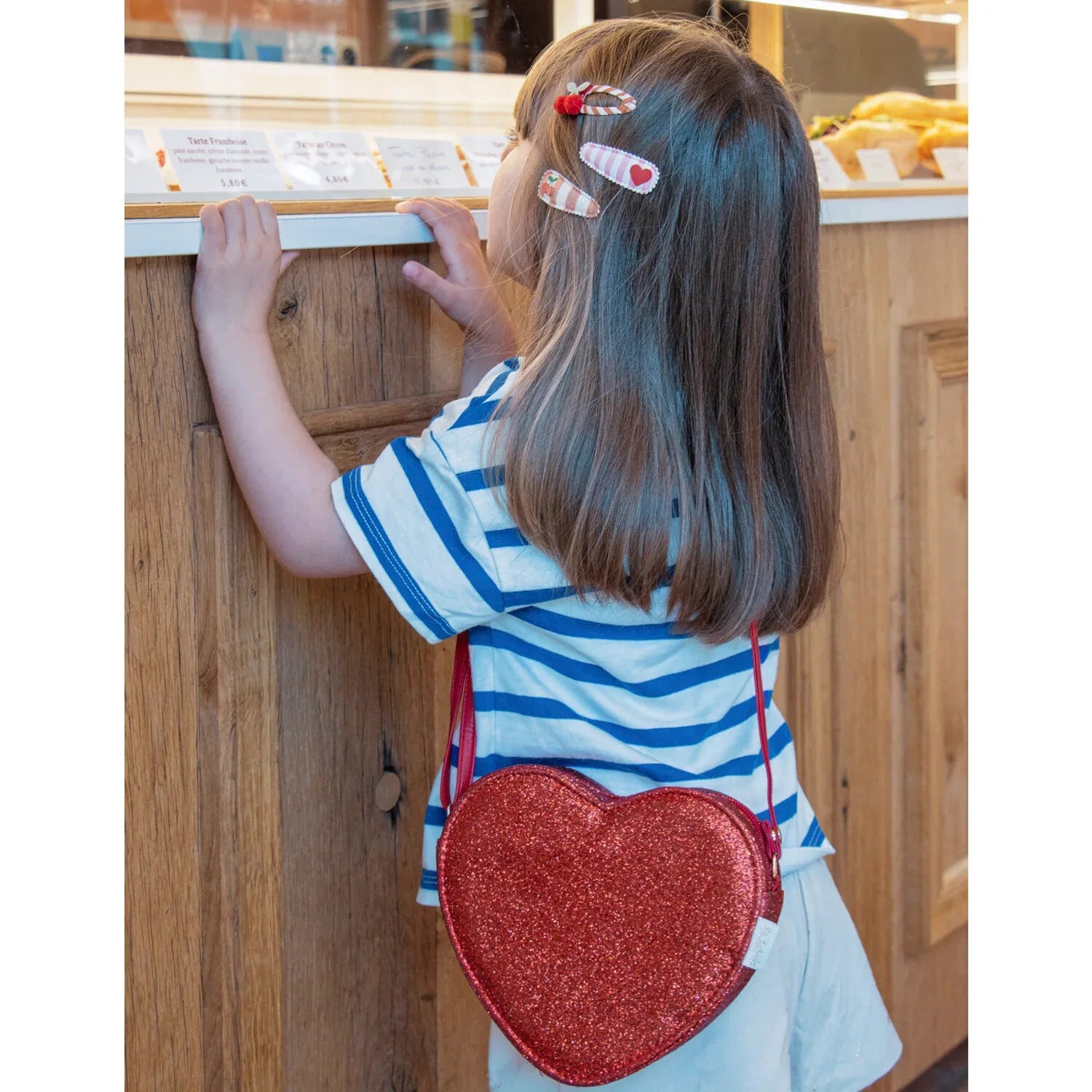 Love Heart Glitter Bag - Rockahula