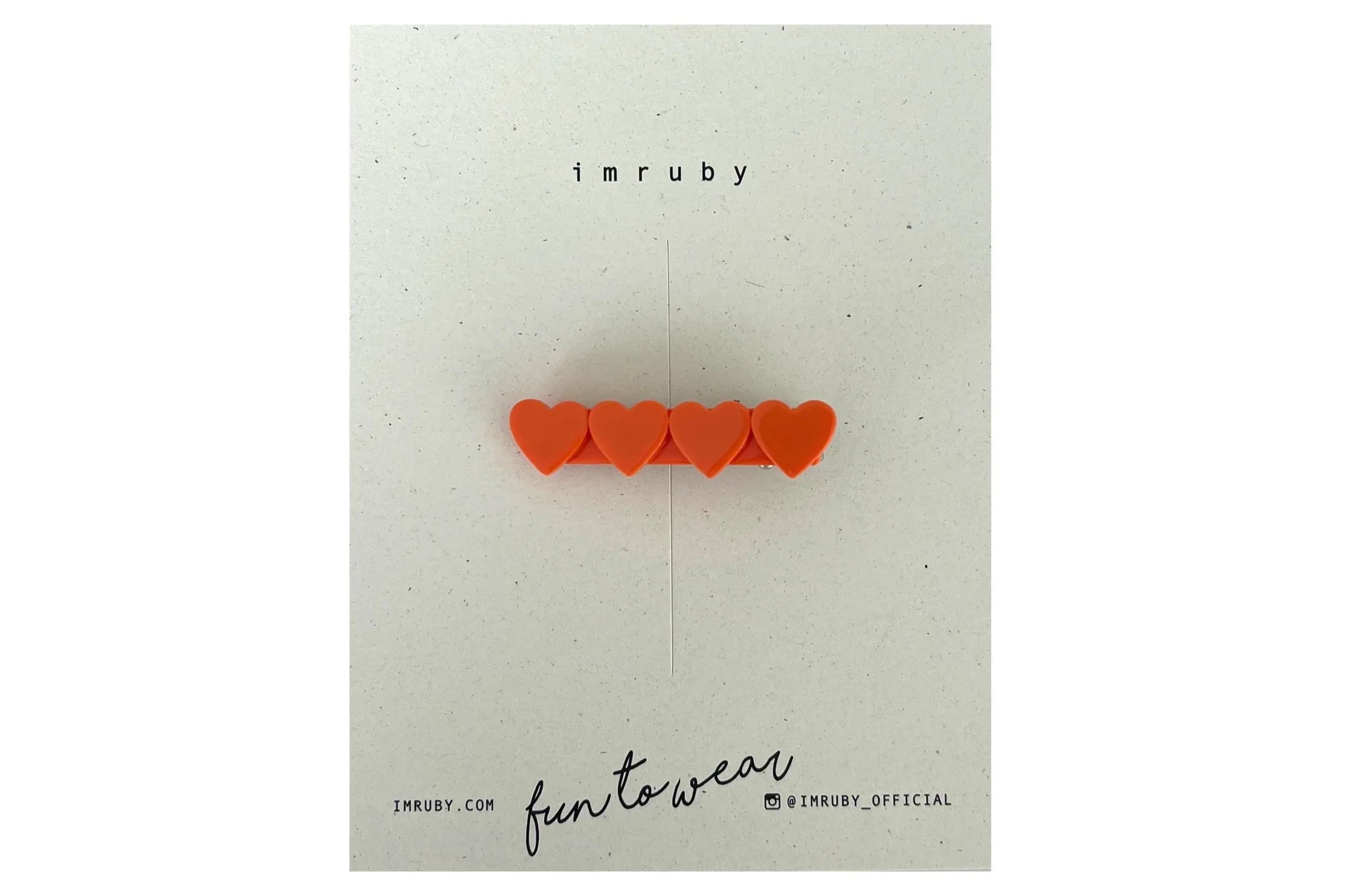 Heart Clip Marie - Imruby