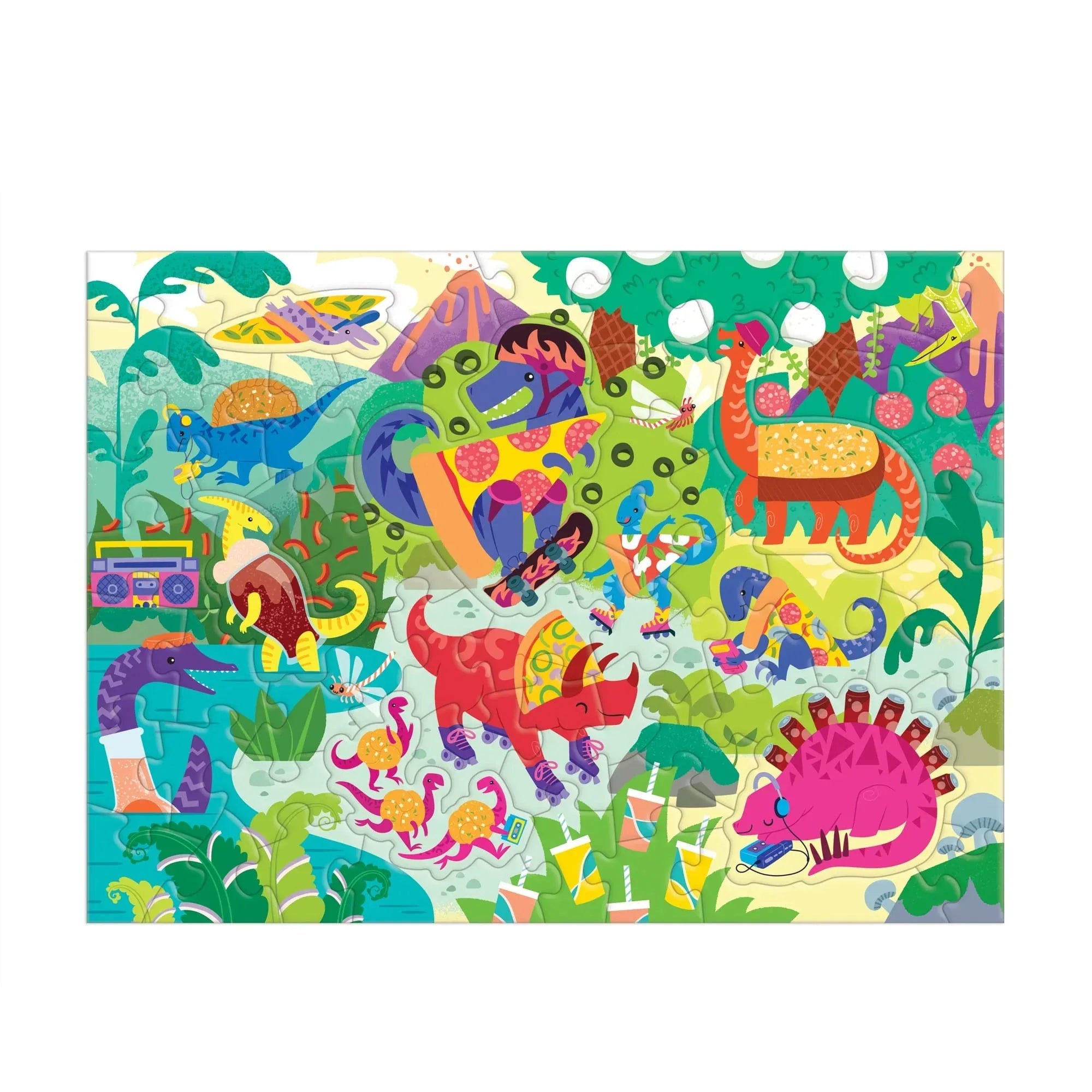 Scratch & Sniff Puzzle Pizzasaurus 60pcs - Mudpuppy