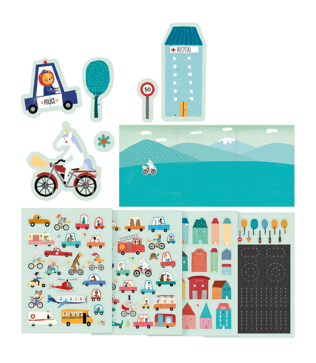 Activities Stickers City