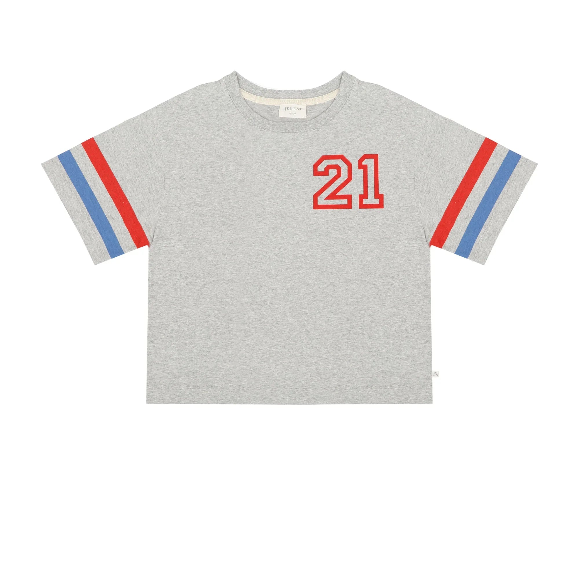 Mase T-shirt Grey Melange - Jenest