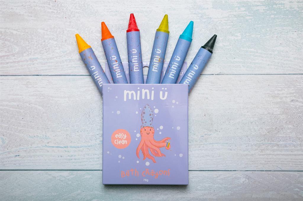 Badkrijtjes 6 Kleuren - Mini Ü