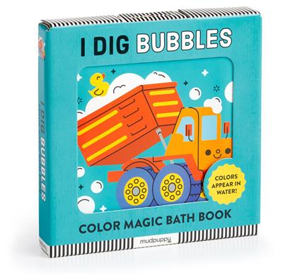 Color Magic Bath Book I Dig Bubbles