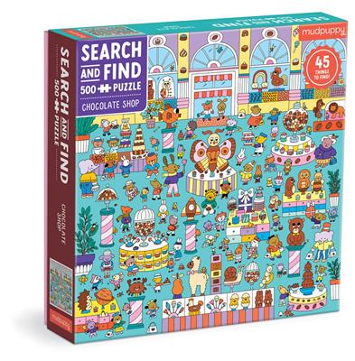 Chocolate Shop Puzzle Search & Find 500pcs
