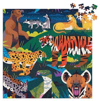 Glow In The Dark Predators Illuminated Puzzle 500pcs - Mudpuppy