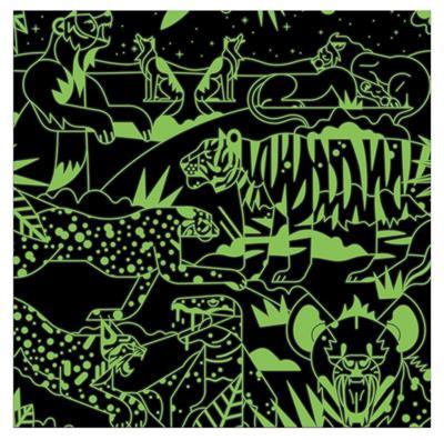 Glow In The Dark Predators Illuminated Puzzle 500pcs - Mudpuppy