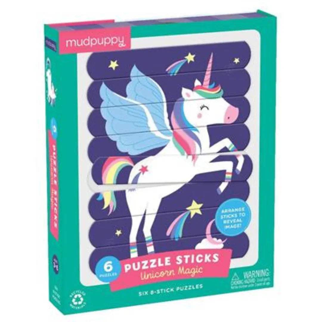 Puzzle Sticks Unicorn Magic - Mudpuppy