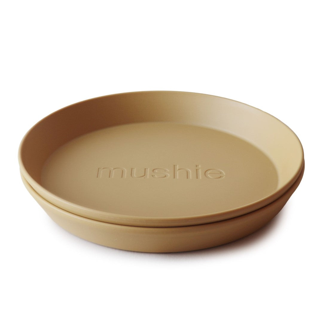 Plate Round Mustard
