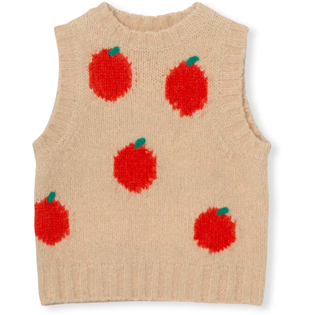 Nancy Vest Creme Brulee Chunky Knit